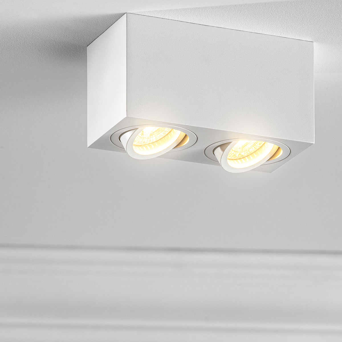 We combine practicality with atmosphere, the result is the Sasha series. These universal spots can be used wherever you would like. The sleek design will feel like a fits perfectly with all interiors. Rotating by 360 degrees and complete with a tilted function its allows you to get the desired light output exactly where you want the light to beam. These lights are made from a high quality aluminum and powder coated to an immaculate white finish.