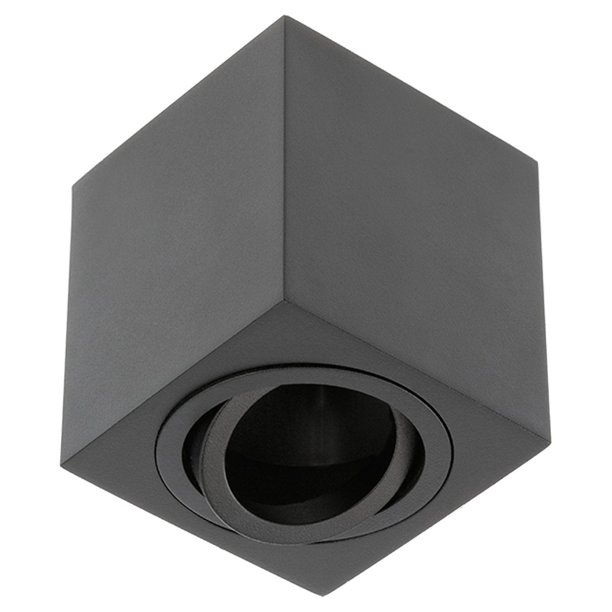 CGC SASHA Black Square Surface Mount Tilt Spotlights
