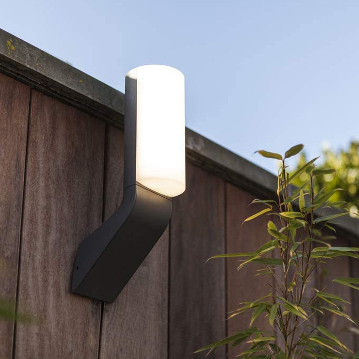 CGC IVY Grey Slim LED Outdoor Wall Light