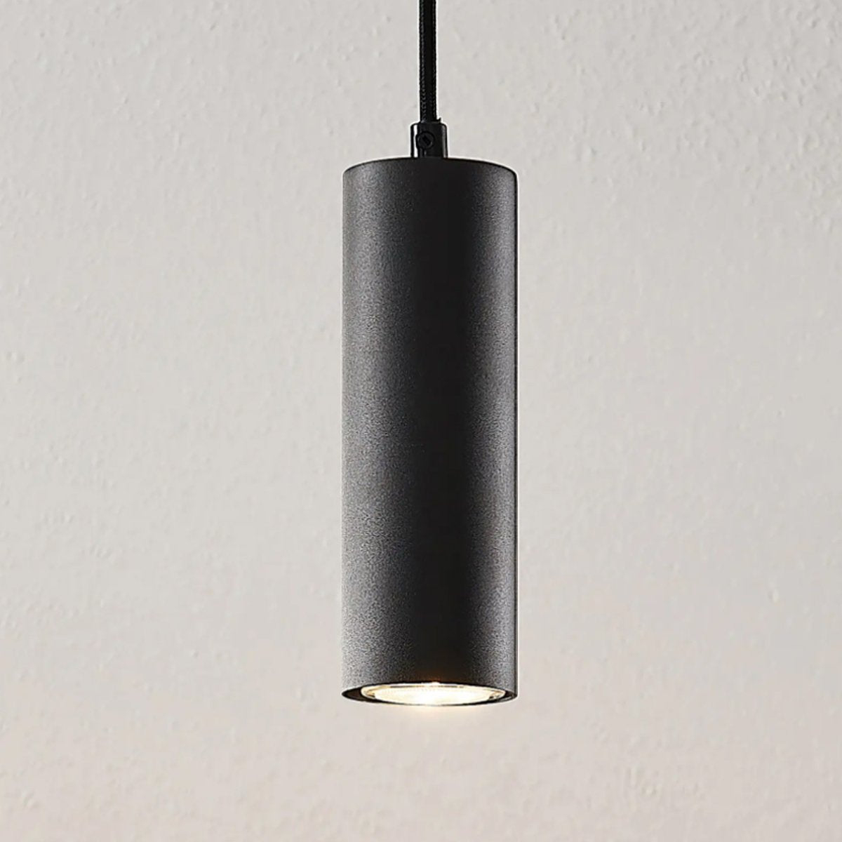 CGC CHRISTINE Black Triple Slim Cylinder Ceiling Light