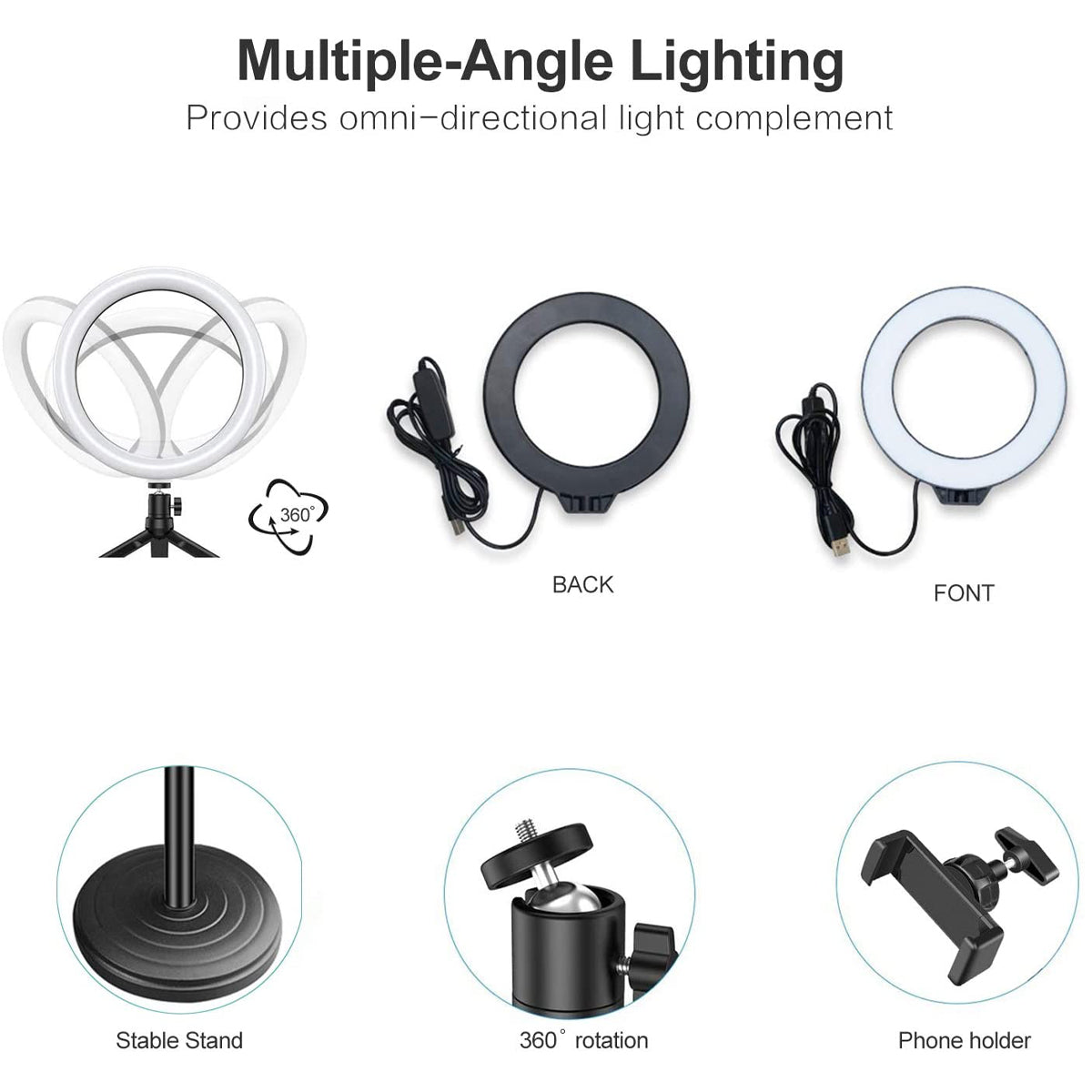 RINGO - CGC 6 Inch LED Mini Ring Light