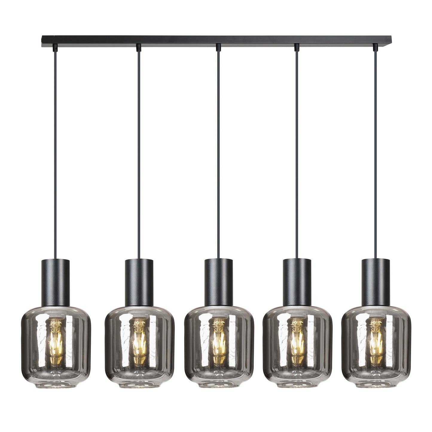 CGC INGVAR 5 BLACK CEILING LAMP LIGHT