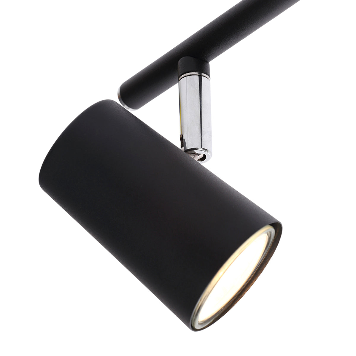 CGC LAYLA Adjustable Black 4 Spotlight Ceiling Bar