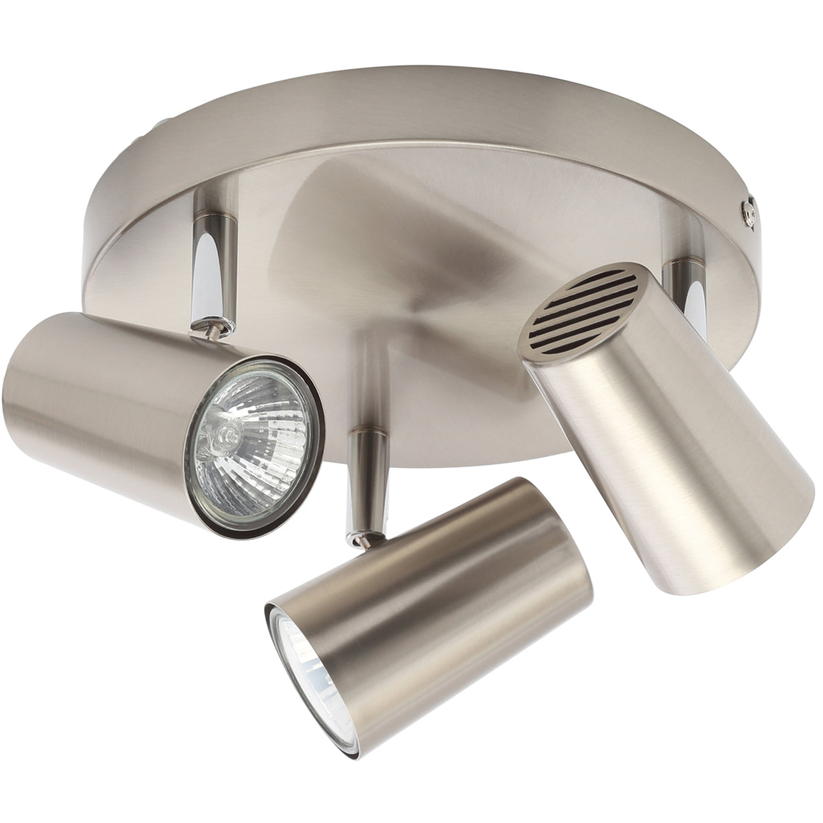 CGC LAYLA Adjustable Satin Nickel 3 Light Ceiling Spotlight