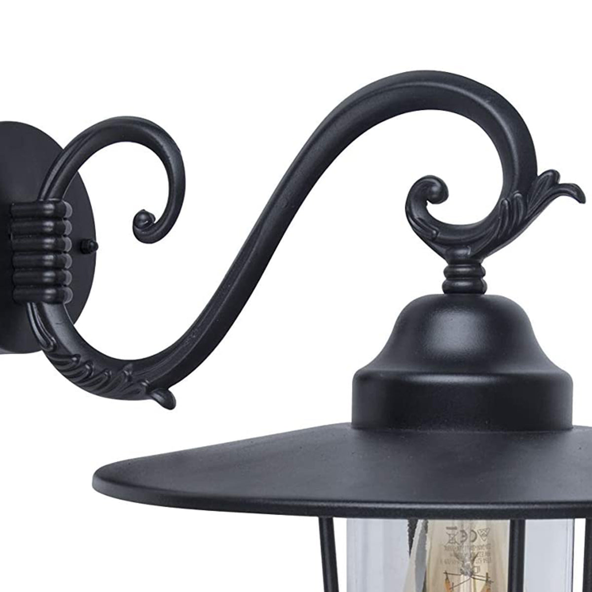 CGC DANA Black Vintage Style Lantern Light