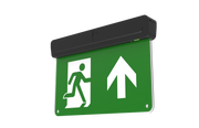 CGC Black Emergency Exit Sign Double Side Wall or Ceiling Mounting with Legends