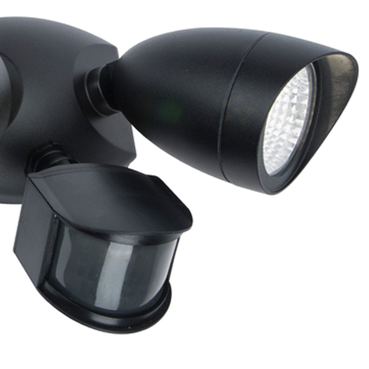 The Martha outdoor double spotlight is a stylish and fashionable outdoor solution for your home. It has a solid aluminium construction and a textured black surface. The easily adjustable heads of this outdoor wall lamp allow it to be used functionally for lighting paths and aesthetically decorate the walls of your home with a beautiful, bright glow. It is resistant to weather conditions and has an IP54 rating.