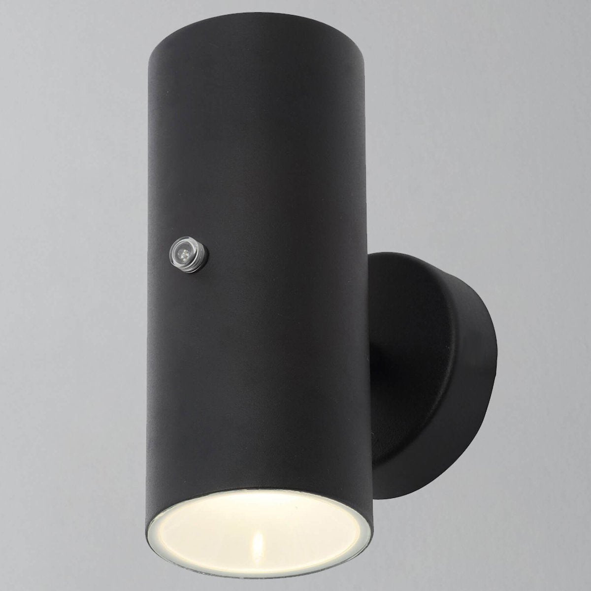 CGC VERITY Black LED Outdoor Wall Spotlight With Photocell Sensor