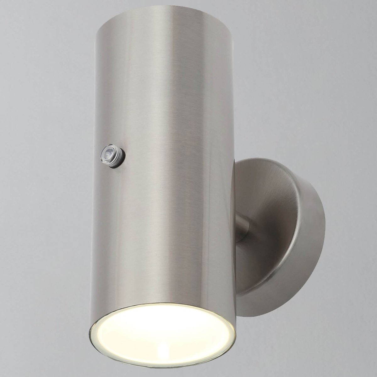 CGC VERITY Stainless Steel LED Outdoor Wall Spotlight With Photocell Sensor