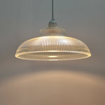 Glass lighting has proven very popular in the lighting sector, and we are extremely happy to introduce the Jacinta to our range. Our ribbed glass easy fit light pendant is a very attractive light fitting and easy fit means you can give your room a makeover by simply attaching it to an existing light fitting.