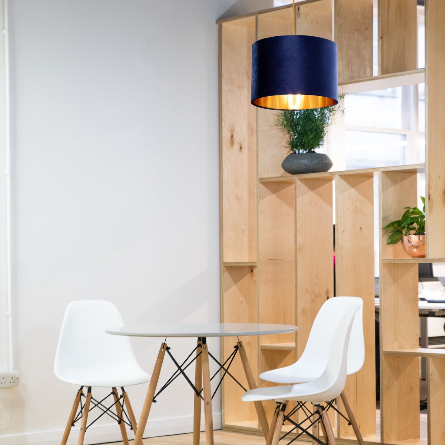 Our Nila velvet shade is sophisticated in appearance and we have designed the shade to suit a range of interiors. Easy to fit, it’s crafted from high-quality velvet on the outer and has a reflective gold metallic inner. It's made to fit both a ceiling light or lamp base.