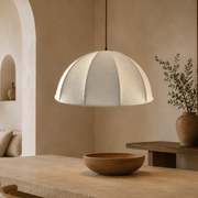 CGC Alessia Oatmeal Linen 50cm Dome Lampshade Hand Made Easy Fit