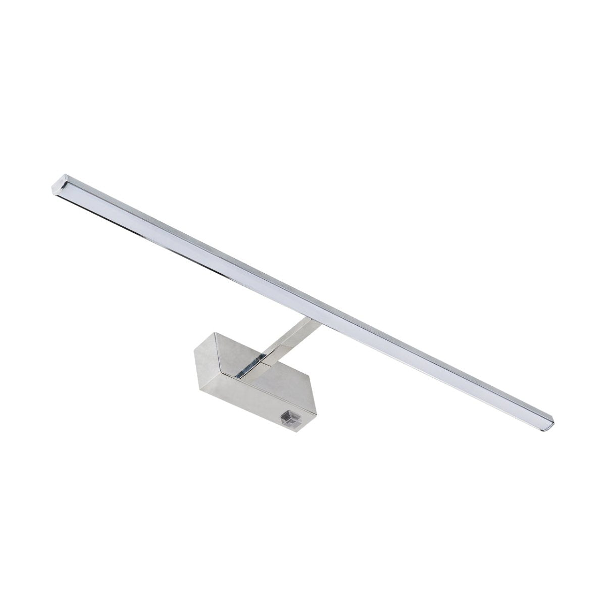 CGC MILLS Chrome IP44 Bathroom Over Mirror Wall Light 12W With Switch