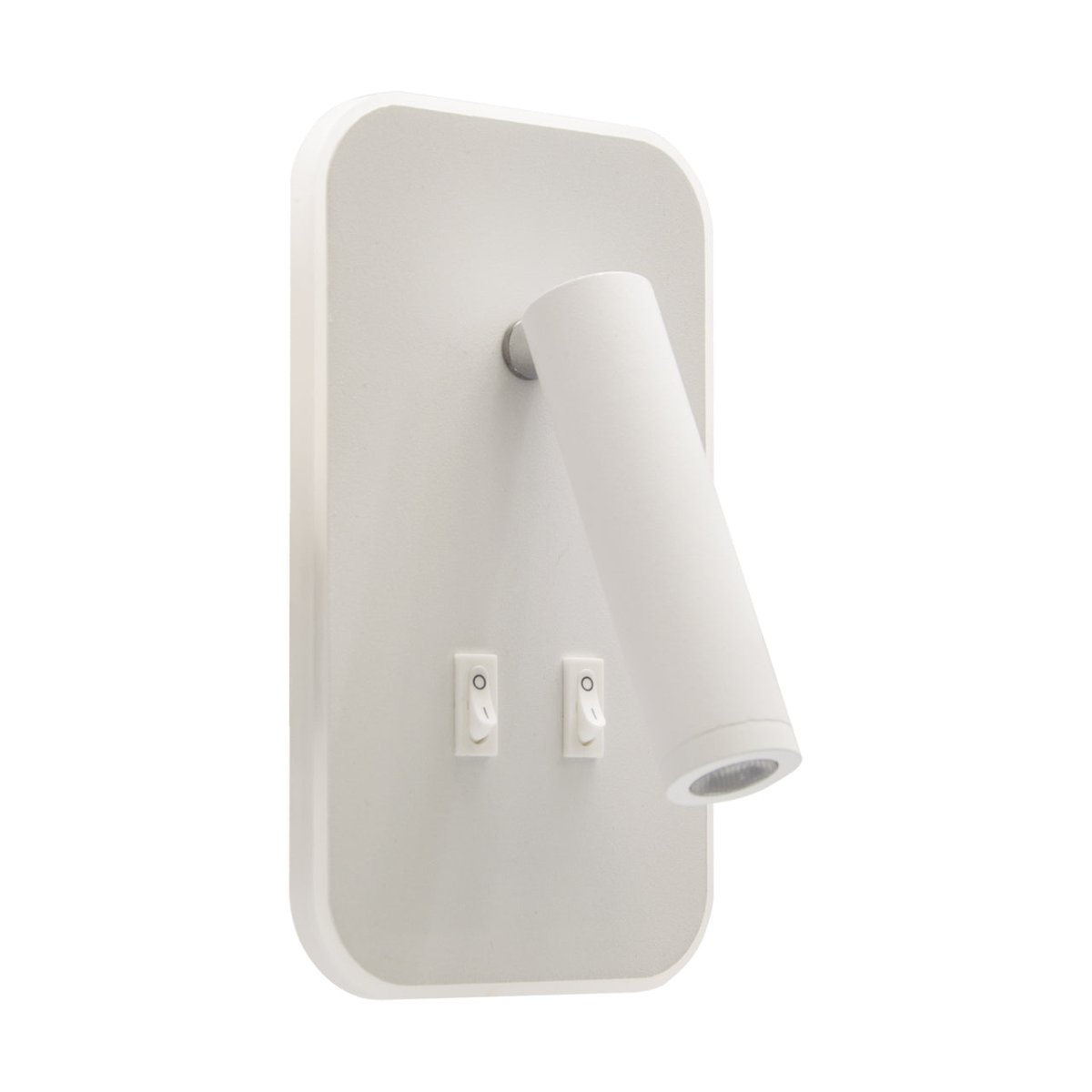 CGC JONES White Rectangular LED Wall Light With LED Halo Edge
