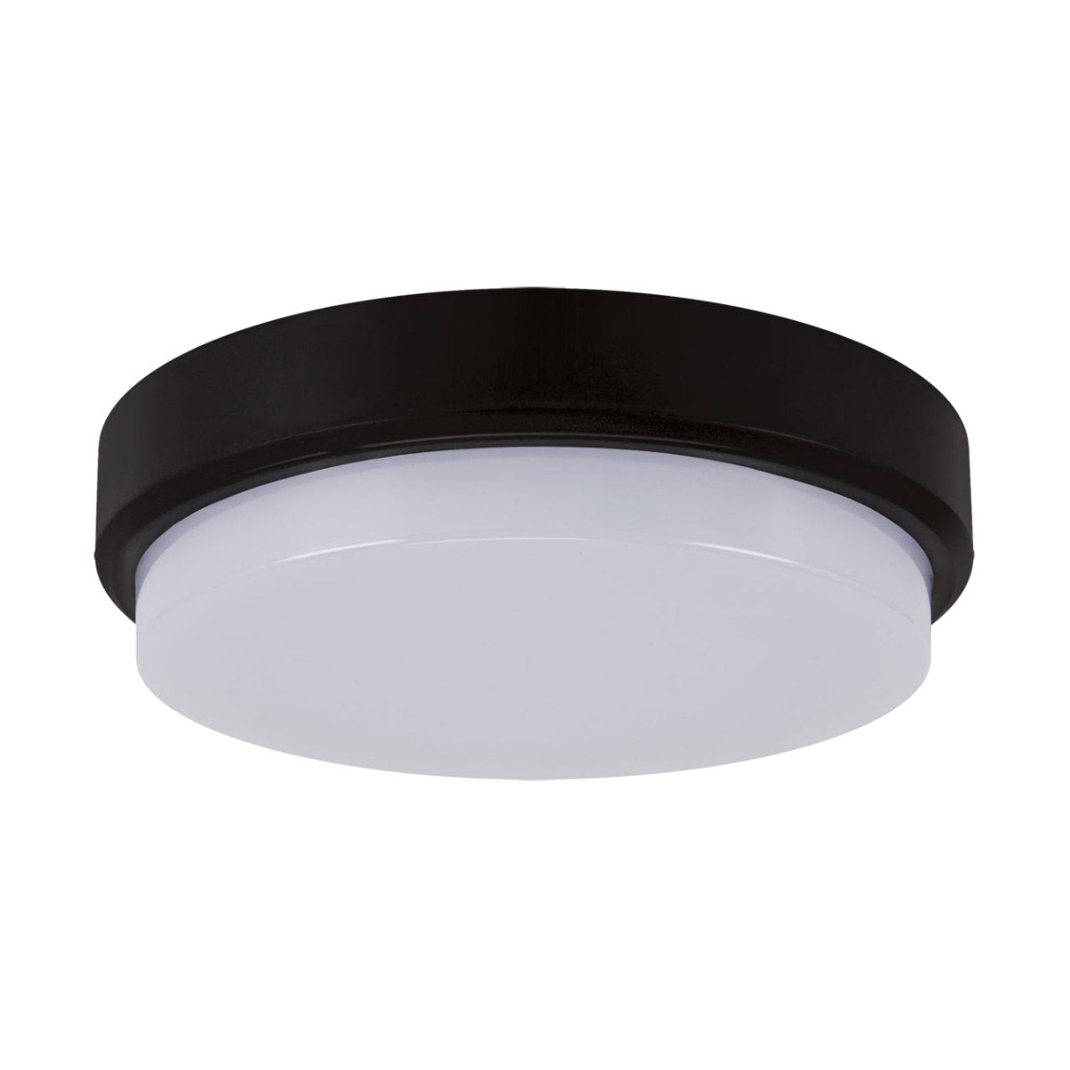 CGC KIKI Black Opal Round Outdoor Wall Light Bulkhead 18W