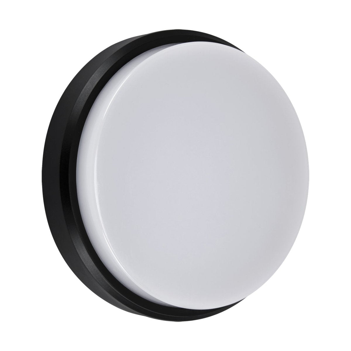 CGC KIKI Black Opal Round Outdoor Wall Light Bulkhead 18W