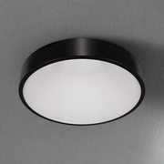 CGC LUNA Black Round Ceiling Wall Light Surface Mount 24W