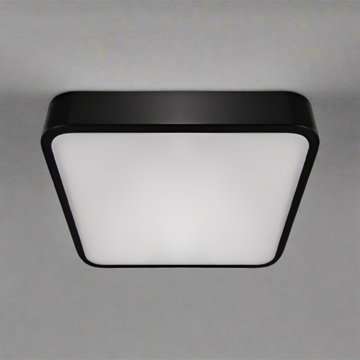 CGC LUNA Black Square Ceiling Wall Light Surface Mount 16W