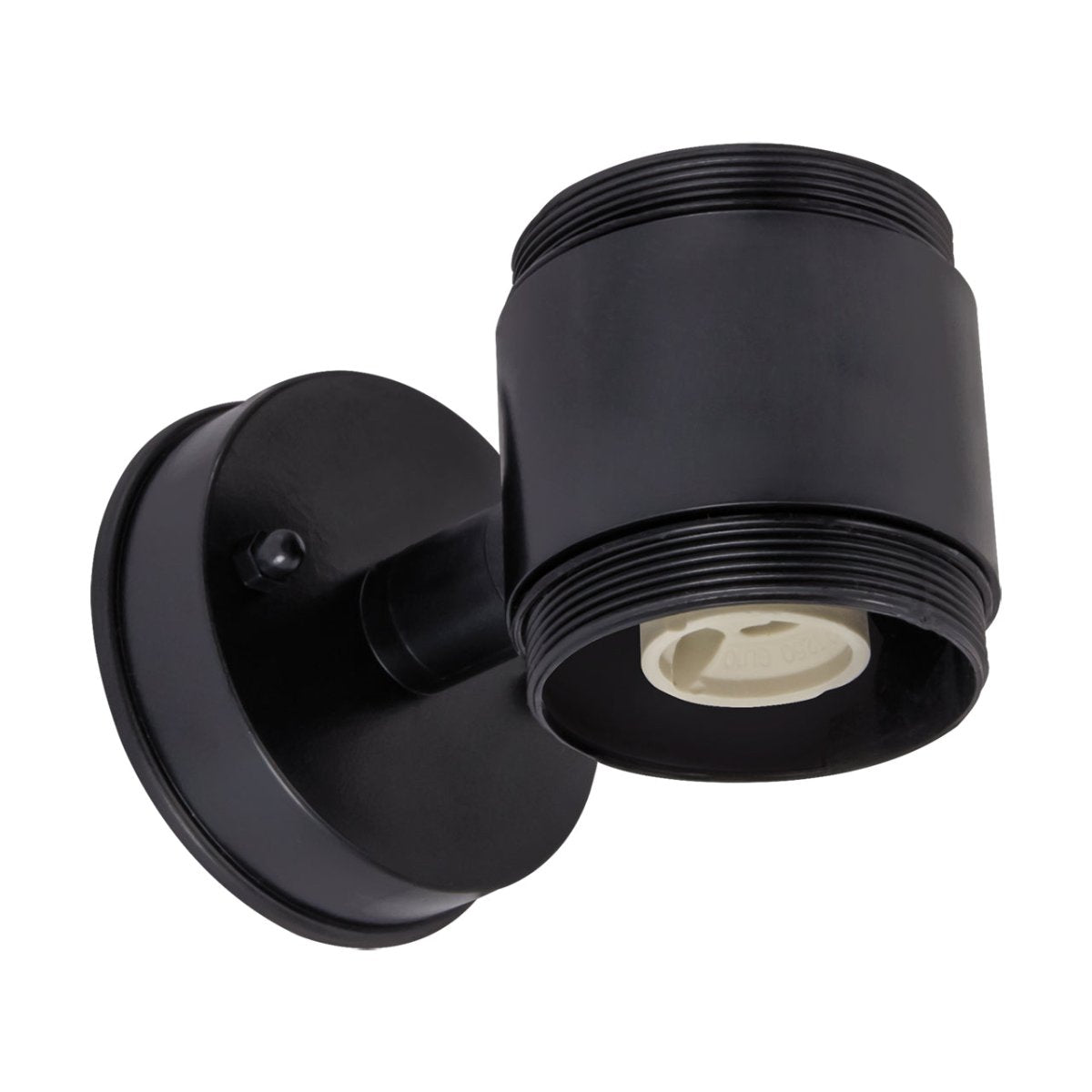 CGC TOPAZ Black GU10 Outdoor Up And Down Wall Light Polycarbonate IP54