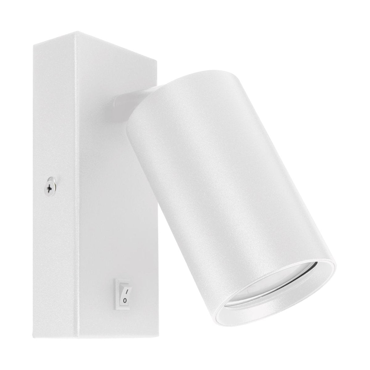 CGC BELLA White GU10 Wall Light With On/Off Switch and Adjustable Head