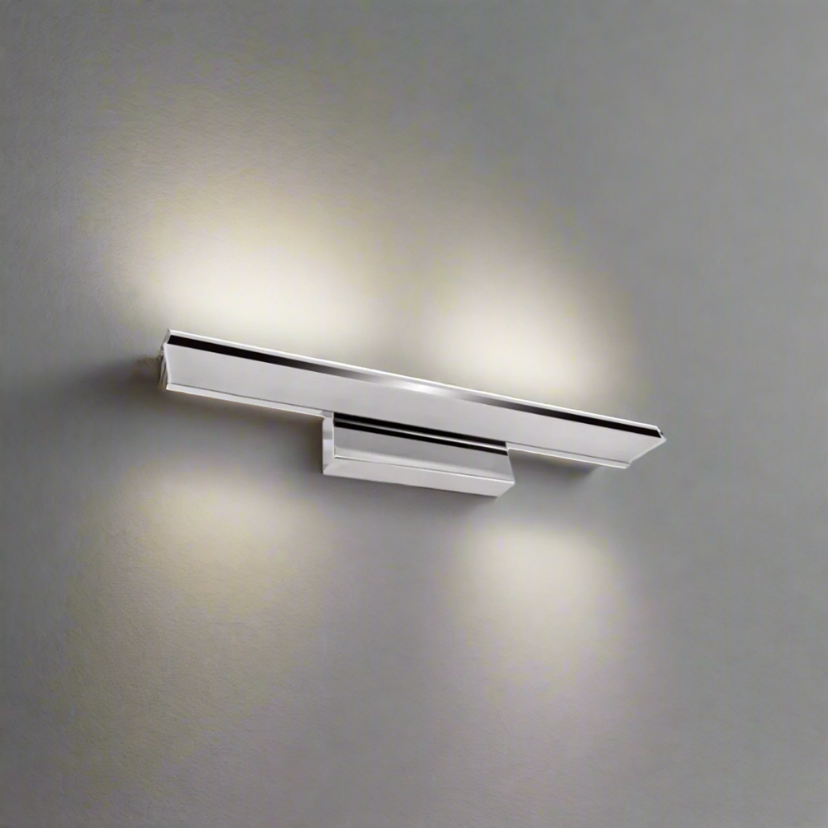 CGC MILLS Chrome IP44 Bathroom Over Mirror Wall Light 9W