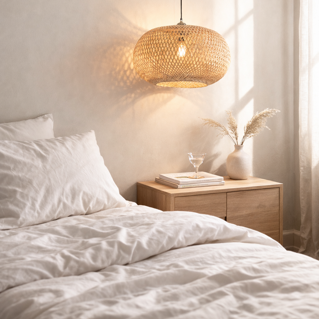 CGC Arden Bamboo Easy Fit Hand Made Lampshade