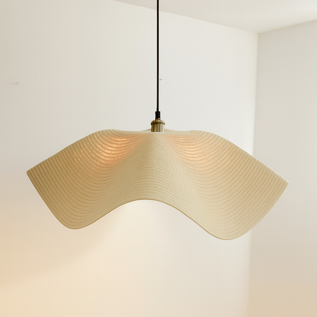 CGC Flora 64cm Cream Floppy Fabric Lampshade