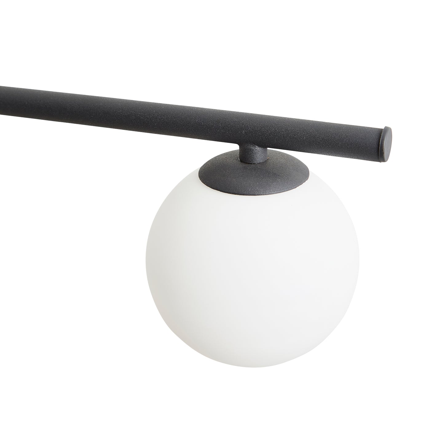 CGC NALA Black and Opal Globe Floor Lamp