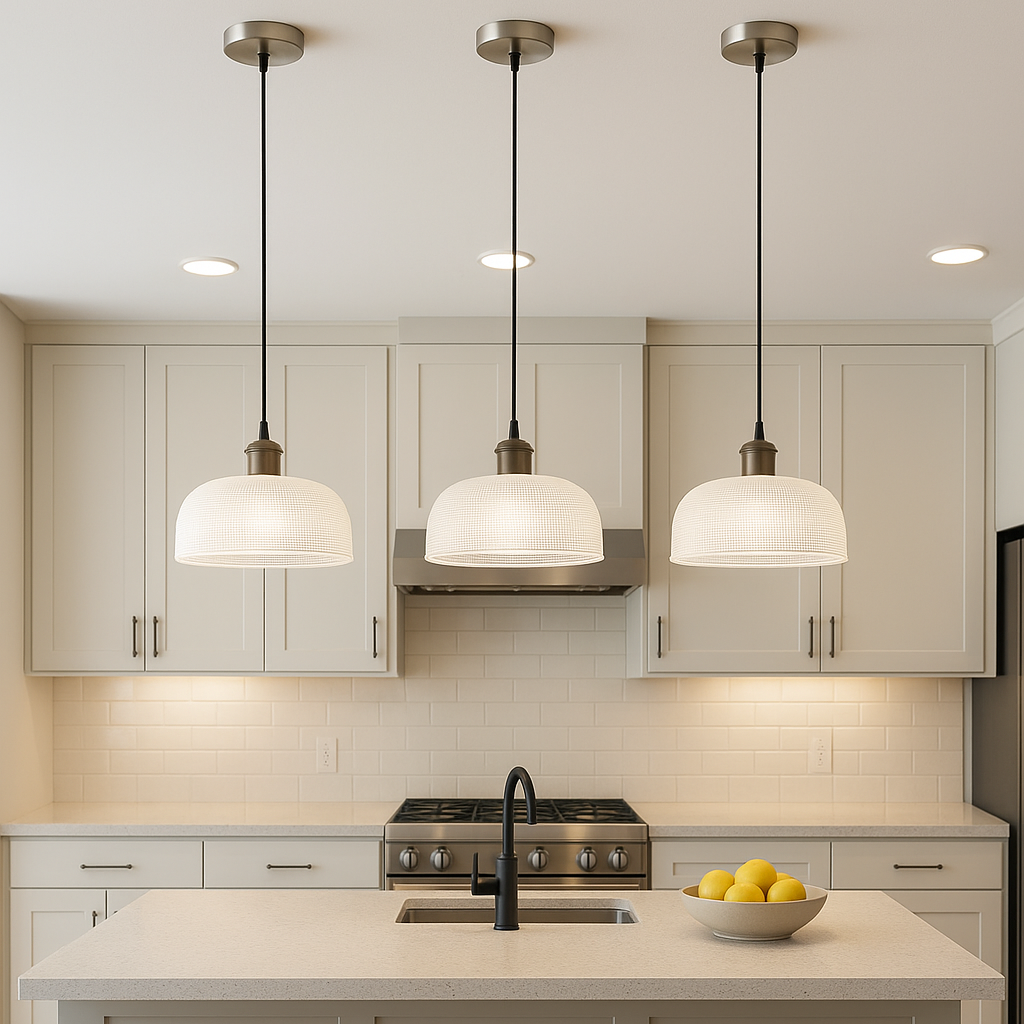 CGC HOLLY Prismatic Glass Dome Diner Lampshade