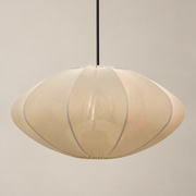 CGC Jolie Large 50cm Soft Ivory Stretch Smooth Fabric Round Globe Lampshade