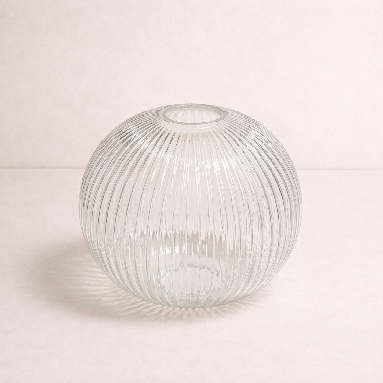CGC EVA Ribbed Glass Globe Lampshade