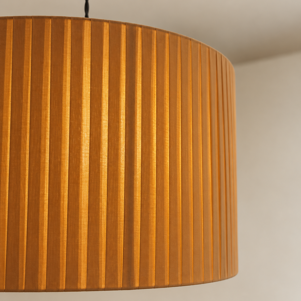 CGC Juno Large 45 cm Pleated Stone Lamp Shade