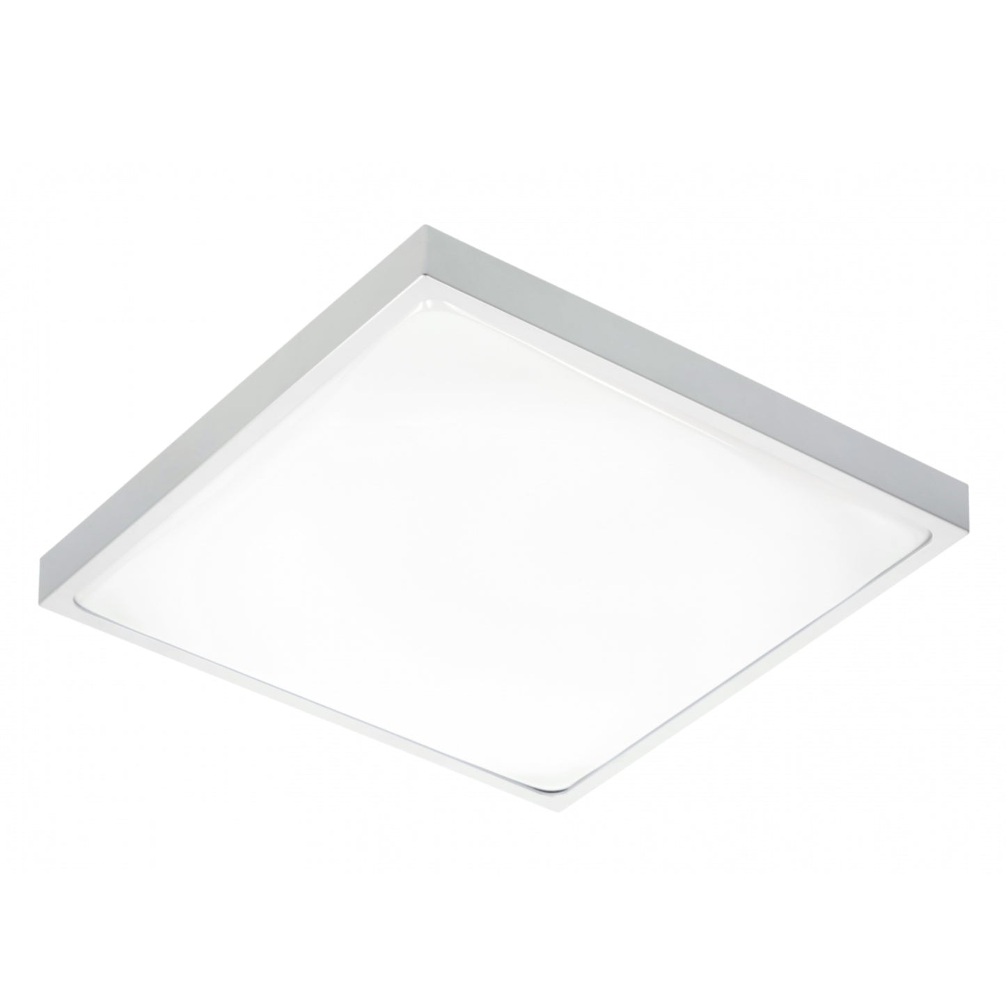 ALTAR Grey Square LED Ceiling Light, 4000K, 24W, 1680lm, IP44