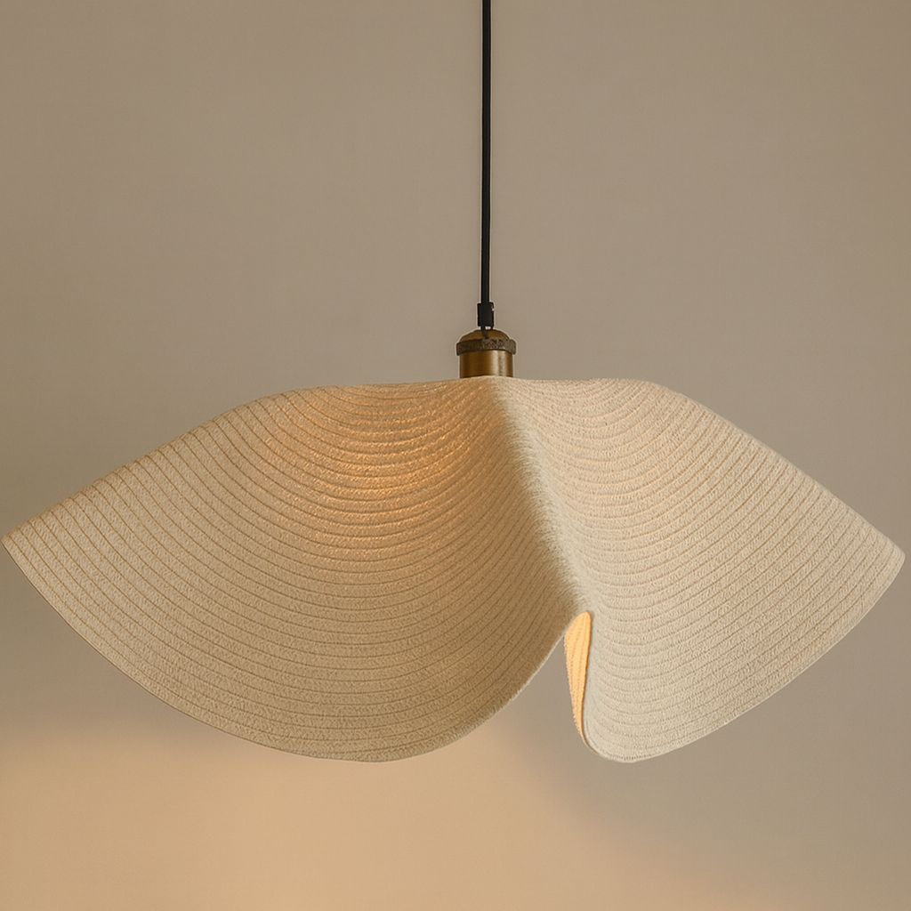 CGC Flora 64cm Cream Floppy Fabric Lampshade