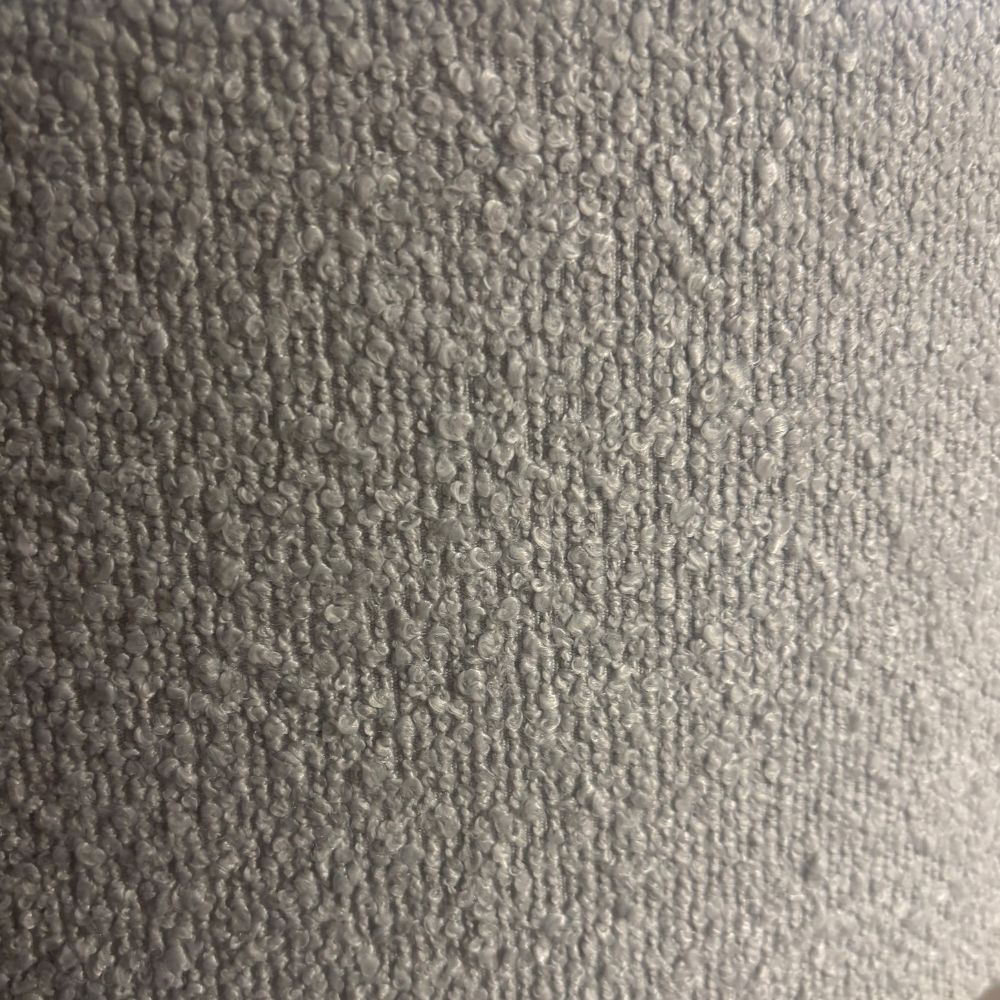 Close-up of gray textured fabric