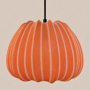 CGC Fleur Large 50cm Red & White Striped Bell Lantern Lampshade