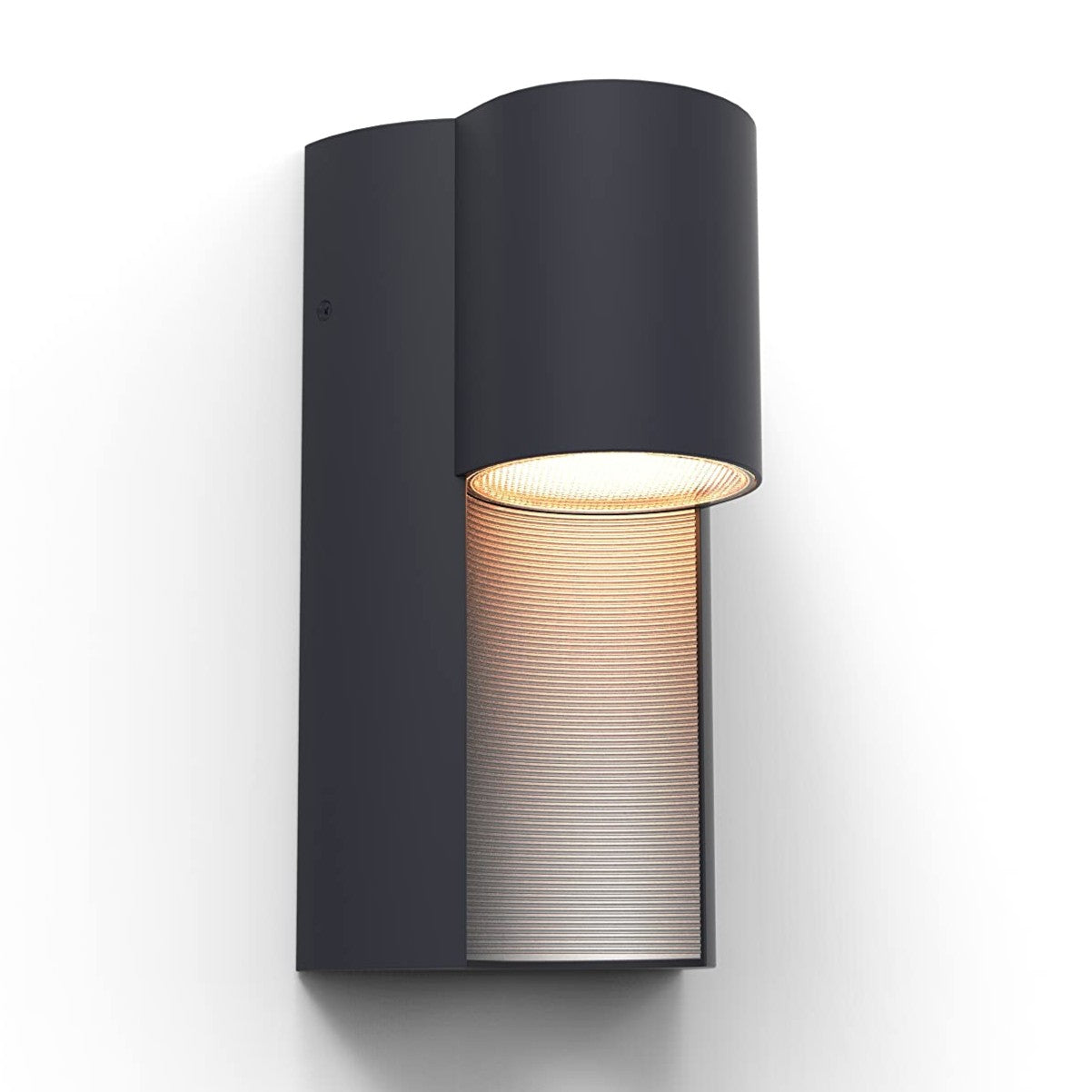 CGC GEMMA Dark Grey Curved LED Outdoor Wall Light