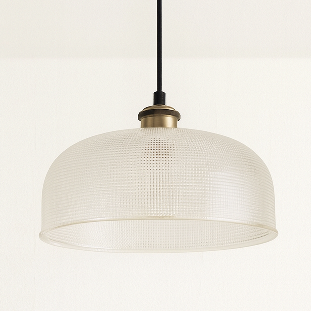 CGC HOLLY Prismatic Glass Dome Diner Lampshade