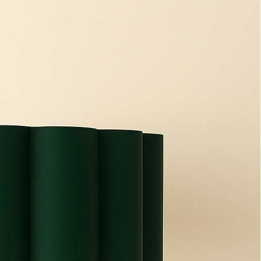 CGC Lena Brushed Nickel Straight Floor Lamp with Large Scalloped Lampshade