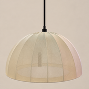 CGC Jolie Large 48cm Soft Ivory Stretch Smooth Fabric Dome Lampshade