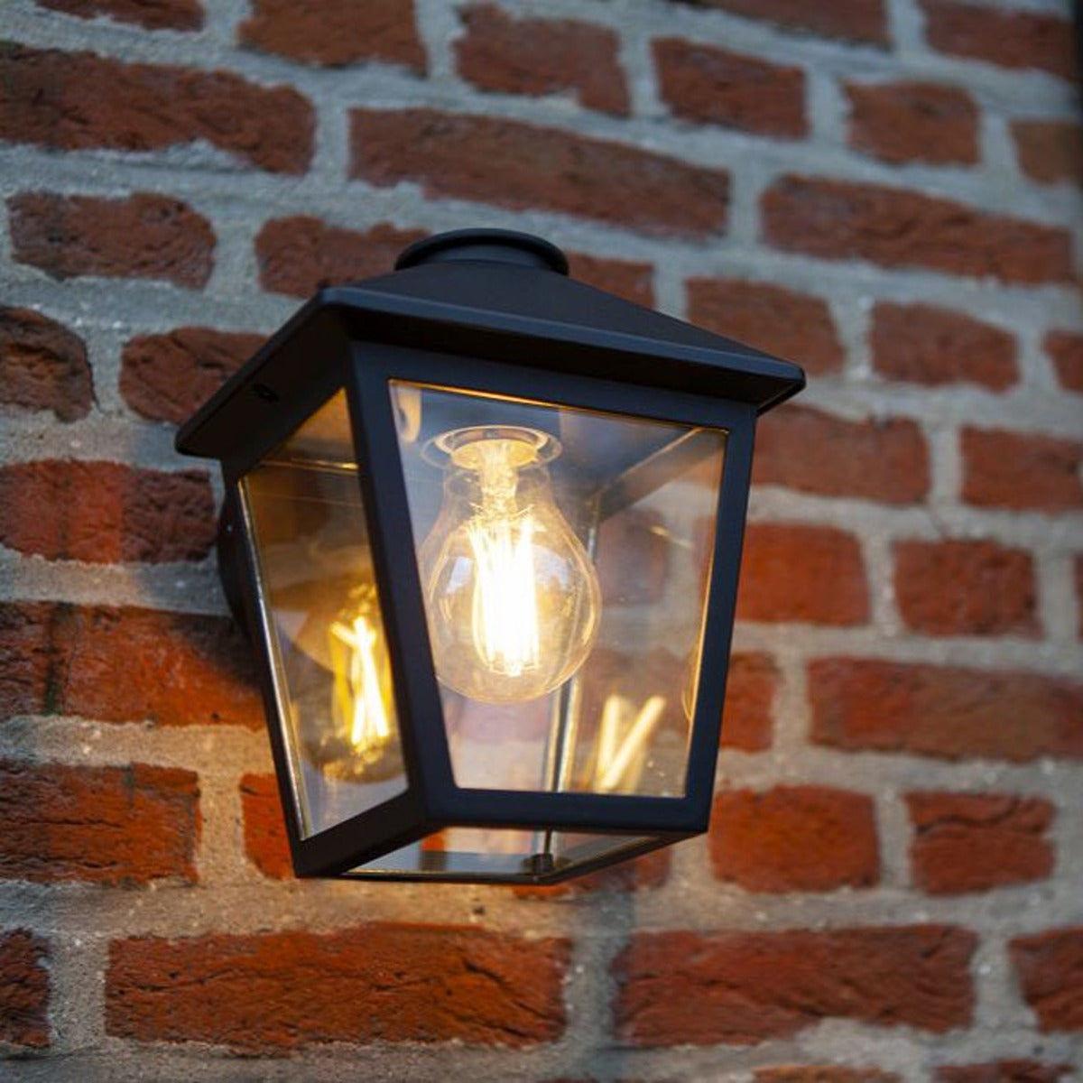 CGC ZANA Black Outdoor Wall Lantern Light