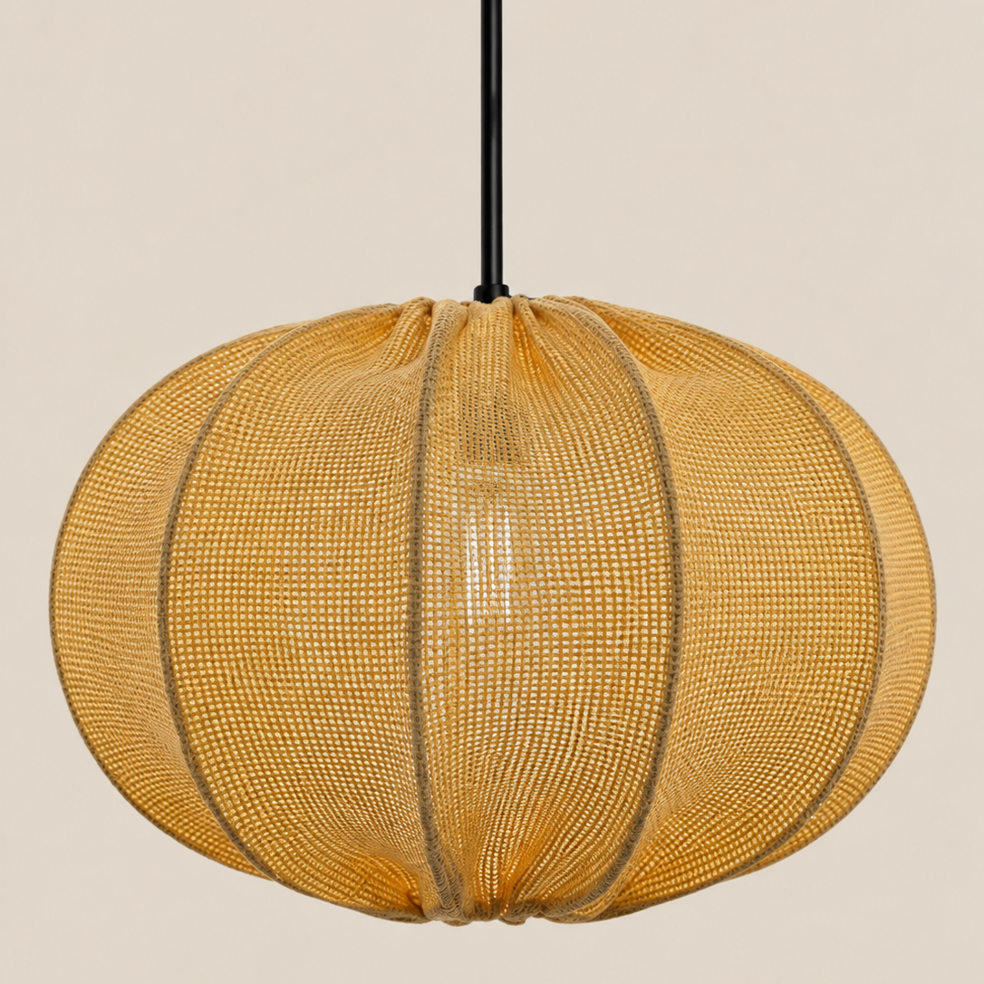 CGC Solange Natural Linen Oval 40cm Lampshade