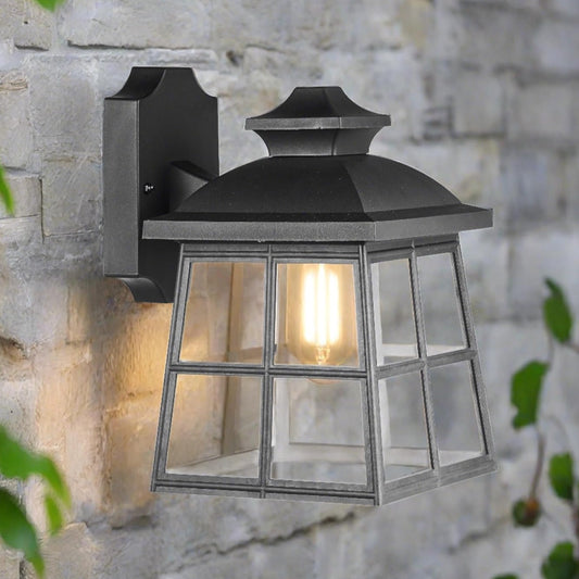 CGC HENRI Black Outdoor Wall Lantern Light