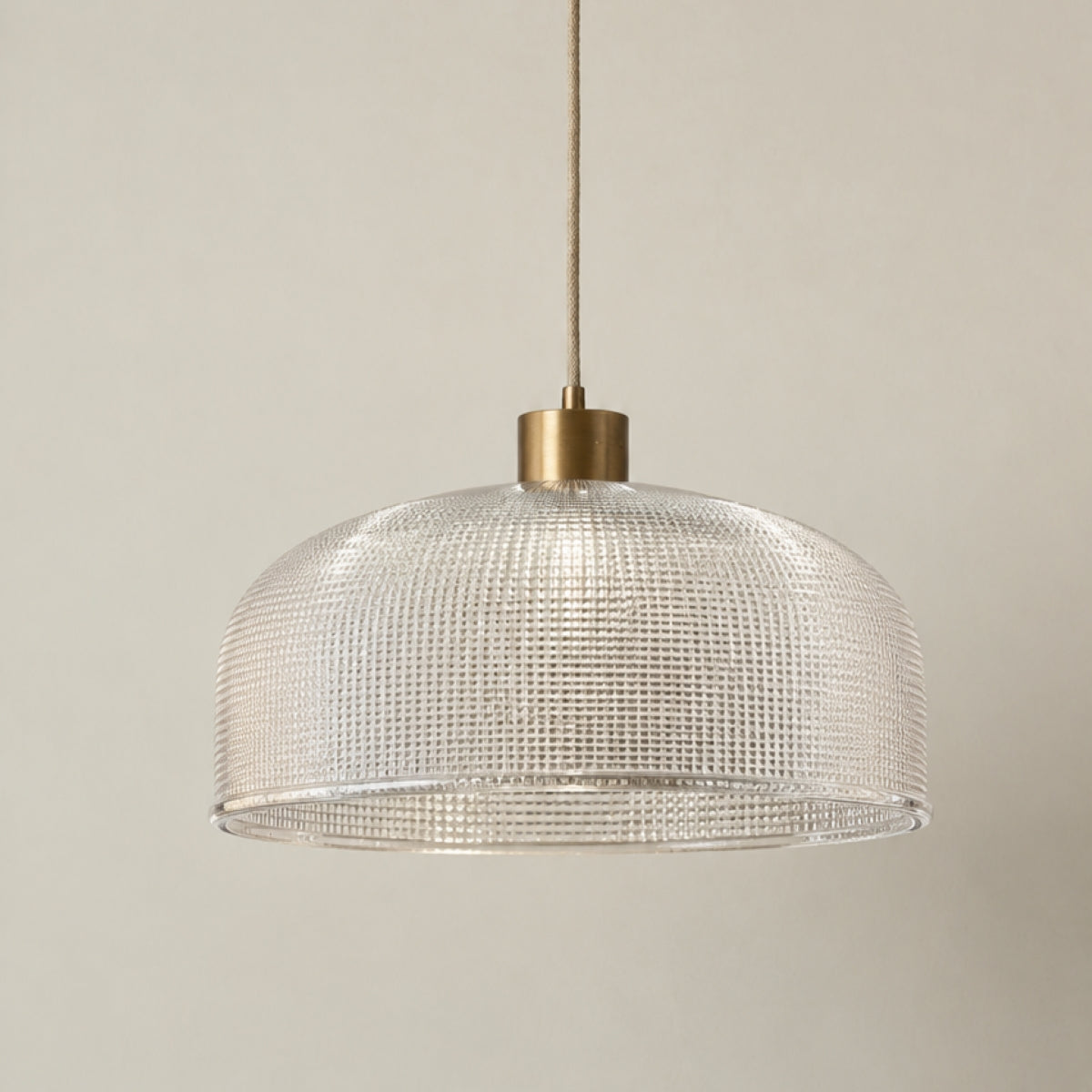 CGC HOLLY Prismatic Glass Dome Diner Lampshade