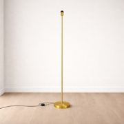 CGC Lena Brushed Gold Straight Floor Lamp