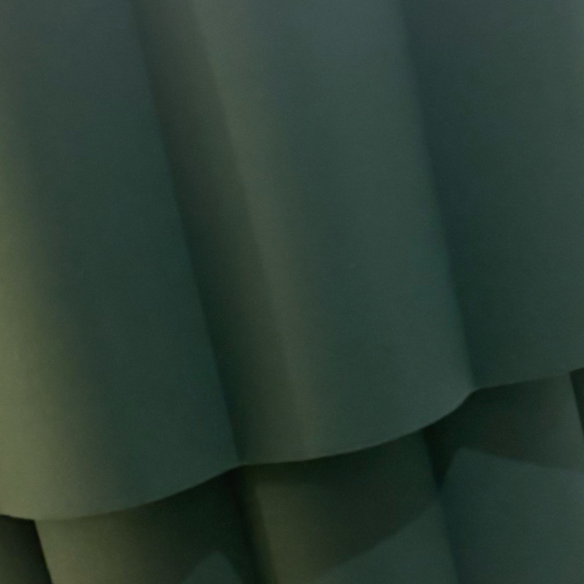 CGC Kyra Brushed Nickel Angled Floor Lamp with Two Layer Large Scalloped Lampshade