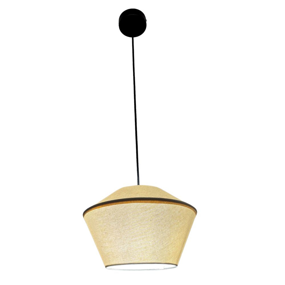 CGC CELEST Beige Spherical Cotton Fabric 30cm Lampshade