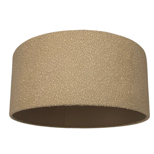 CGC PETRA Large Light Brown/Taupe Boucle Ceiling or Table Lamp Shade
