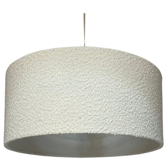 CGC PETRA Large White Boucle Ceiling or Table Lamp Shade