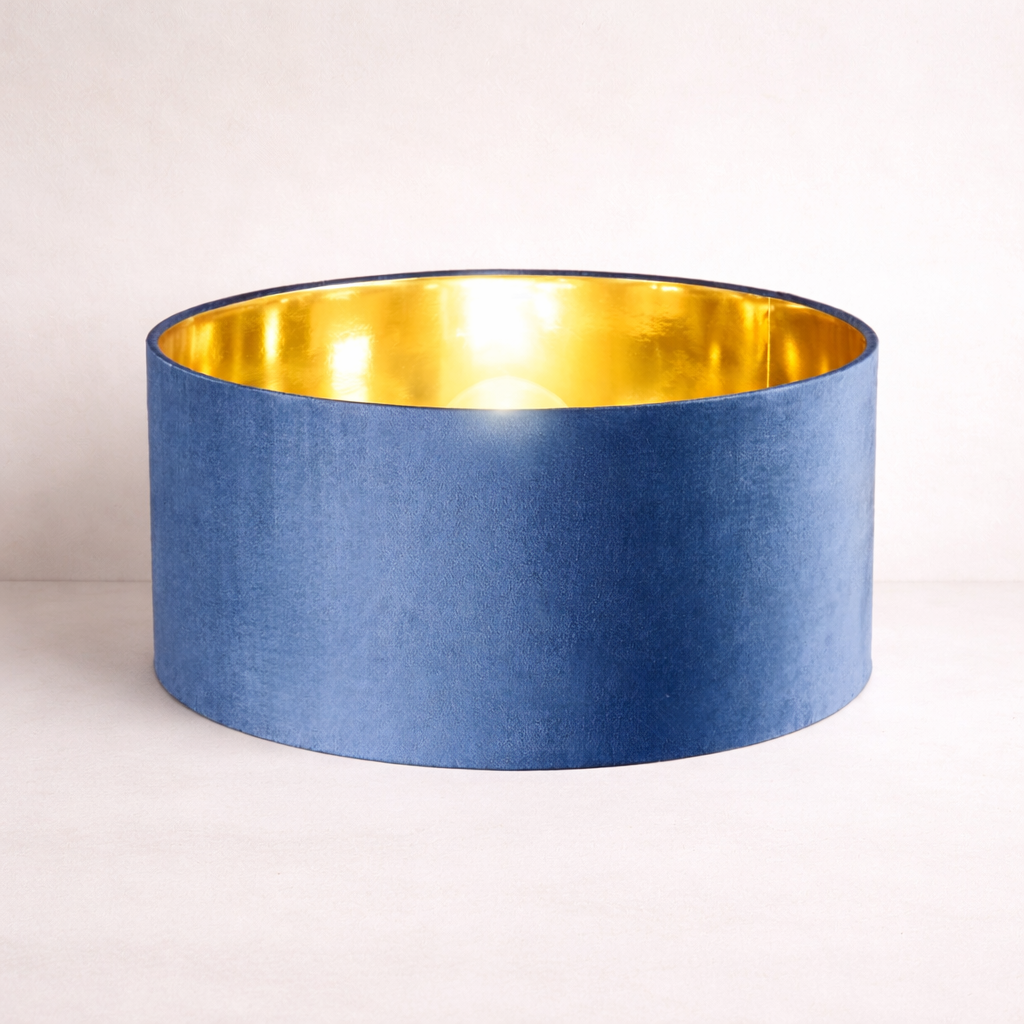 CGC Kyra Brushed Nickel Angled Floor Lamp with Large 45cm Velvet Lampshade